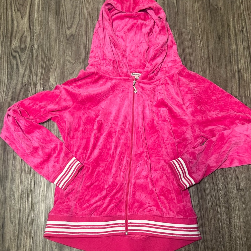 Just couture zip up hoodie